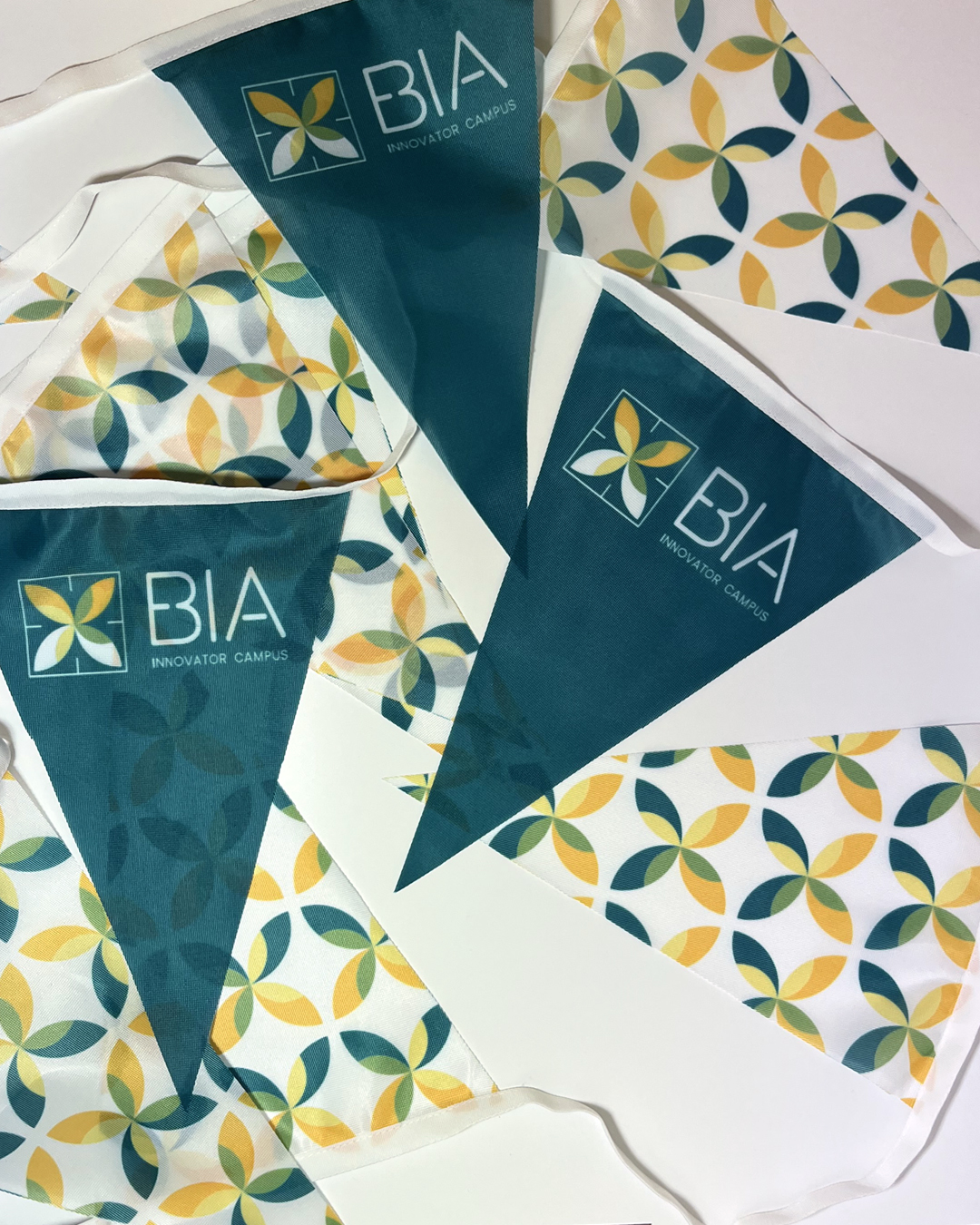 Bia innovators bunting and flags printed and customised