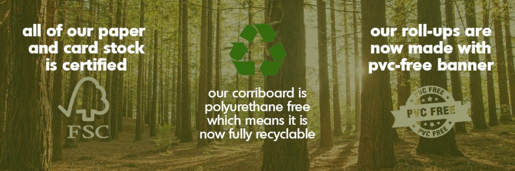 PVC free, recyclable printing