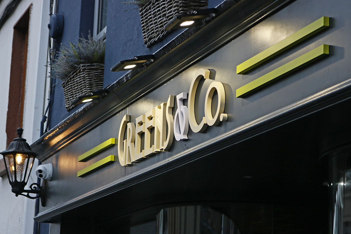 External shop front, store front signage created and installed by iSupply galway. - Signs Galway