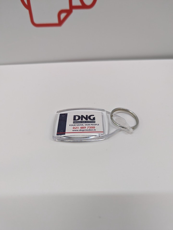 A branded keyring - promotional products